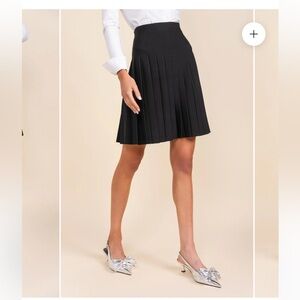 Apparalel Black Pleated black Skirt